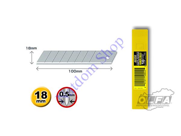 Olfa LB-10 – 18 mm-es standard tördelhető penge Olfa LB-10 – 18 mm-es standard tördelhető penge